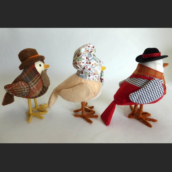 NEW 2017 - 2018 TARGET FEATHERLY FRIENDS AUTUMN FALL THANKSGIVING BIRD LOT - Picture 4 of 10